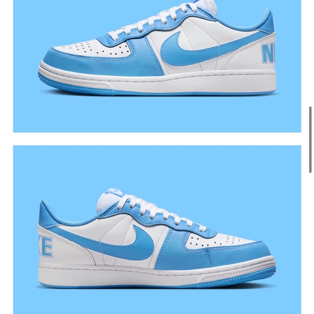 Nike Blue and White Women's Sneakers